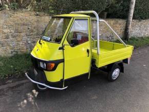 Piaggio Ape 0.0 APE 50 SPECIAL LIMITED EDITION MODEL Pick Up Petrol Lime Yellow Green at Knightcott Motors Weston-Super-Mare