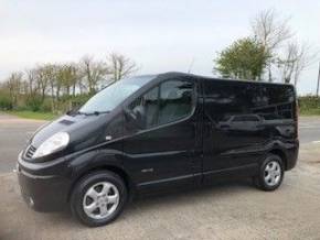 Renault Trafic 2.0 SL27dCi 115 Sport [Sat Nav] Van Euro 5 Panel Van Diesel Black at Knightcott Motors Weston-Super-Mare