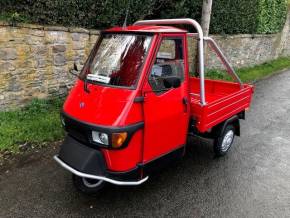 Piaggio Ape APE 50 PICK UP  SPECIAL LIMITED EDITION MODEL Classic Petrol Sprint Red at Knightcott Motors Weston-Super-Mare