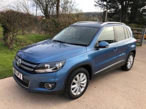 Volkswagen Tiguan 2.0 TDi BlueMotion Tech Match 5dr [2WD] Estate Diesel Blue at Knightcott Motors Weston-Super-Mare