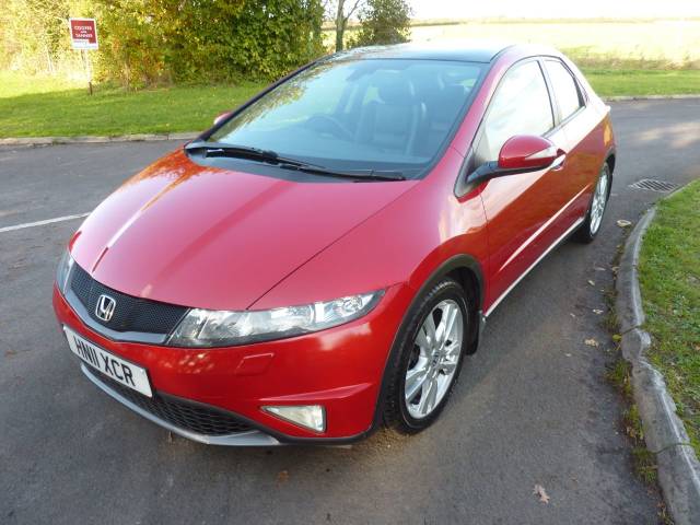 Honda Civic 1.8 i-VTEC EX GT 5dr Hatchback Petrol Red